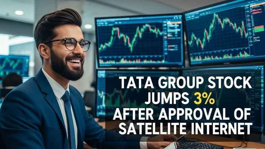 Tata Stock Rised After Approval Of Satellite Internet