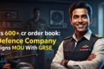 600Cr Order Book Defence Stock Signs MOU