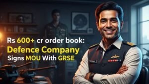 600Cr Order Book Defence Stock Signs MOU