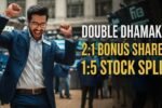 Double Dhamaka 2 Bonus Share 5 Split Both