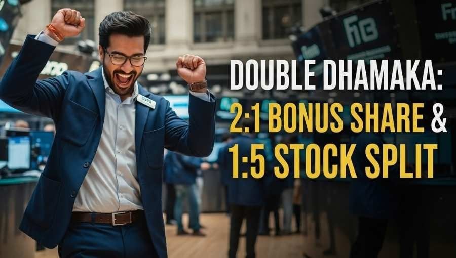 Double Dhamaka 2 Bonus Share 5 Split Both