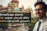 Small Cap Stock Gave 5 Percente Upper Circuit