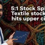 With 1 5 stock Split Textile Stock Hit Upper Circuit