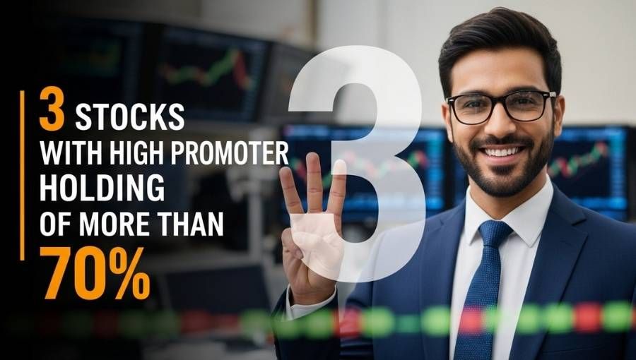 Top 3 Stocks With 70 Percente Promoter Holding
