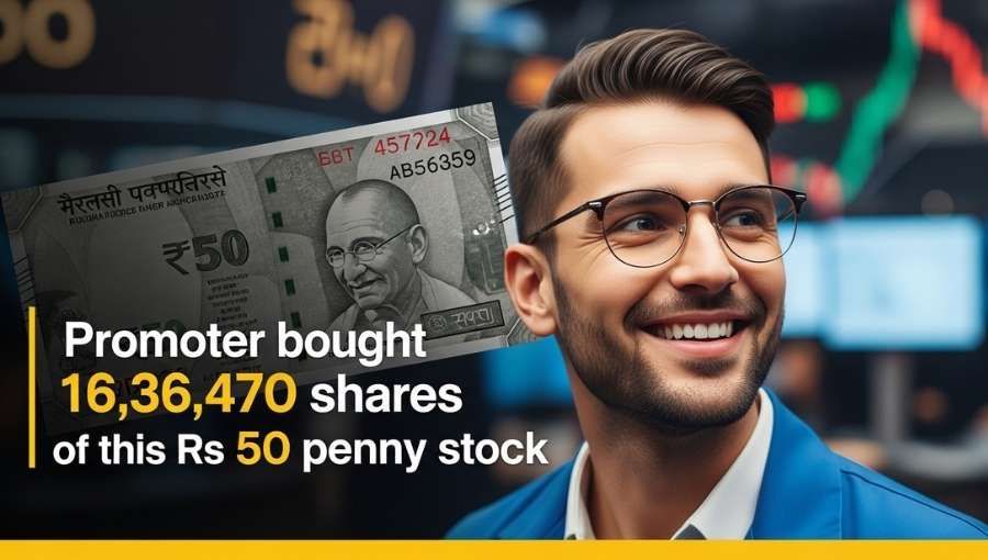 Promoter Bought 1636470 Share In 50Rs Penny Stock